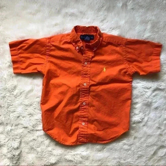 Ralph Lauren Short  Sleeved Button Down Shirt 2T - Picture 1 of 14